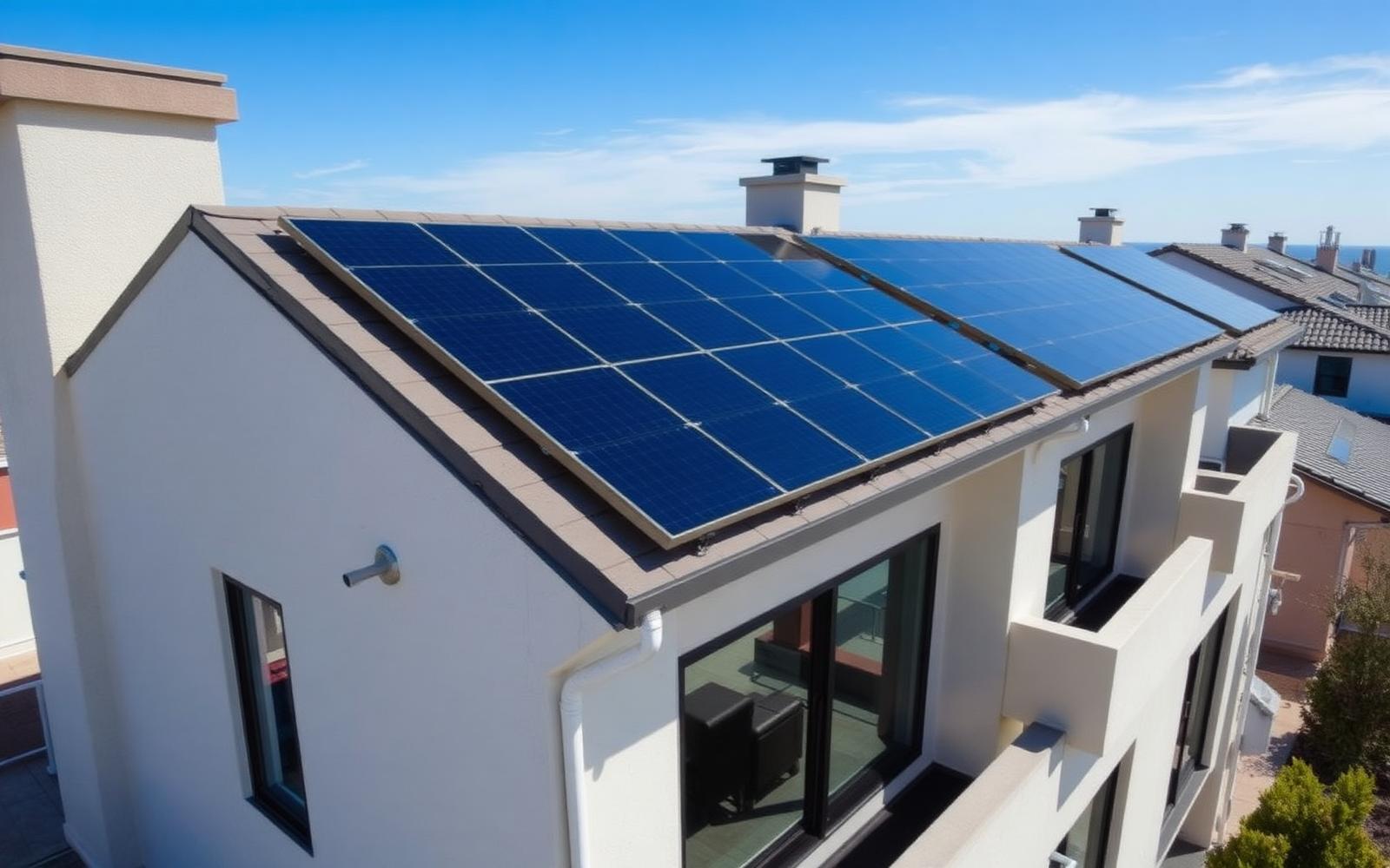 Rooftop solar installation
